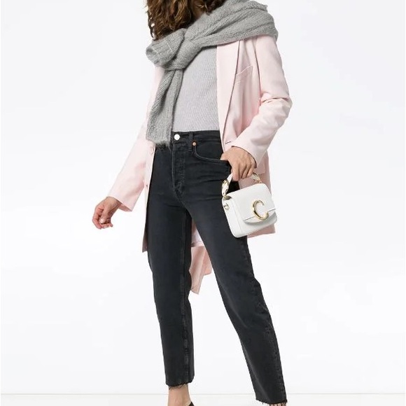 Re/done black raw edge jeans - Picture 2 of 4